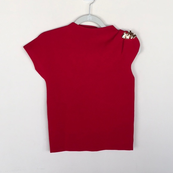 NWT Zara Red Top - Picture 3 of 7